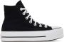 Converse Black & White Chuck Taylor All Star Platform Hi Sneakers - Thumbnail 1