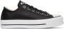 Converse Black Leather Chuck Taylor All Start Lift Low Sneakers - Thumbnail 1