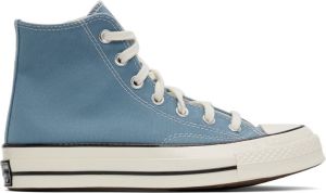 Converse Blue Recycled Canvas Chuck 70 Hi Sneakers