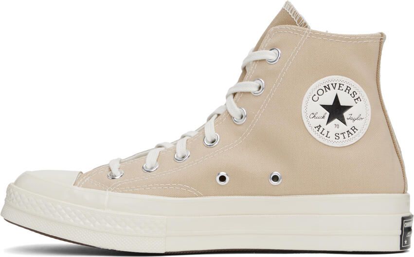 Converse Beige Chuck 70 Sneakers - Picture 3