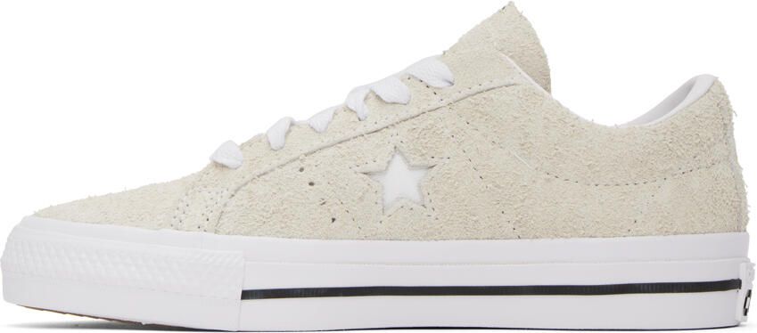 Converse Beige One Star Pro Vintage Sneakers - Picture 3