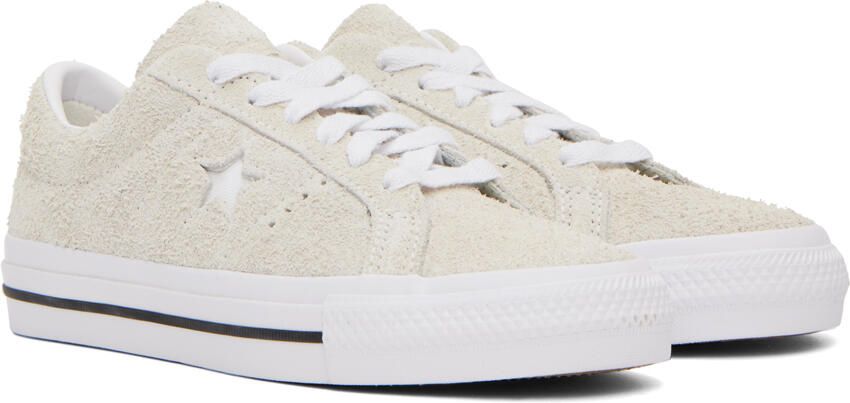 Converse Beige One Star Pro Vintage Sneakers - Picture 2