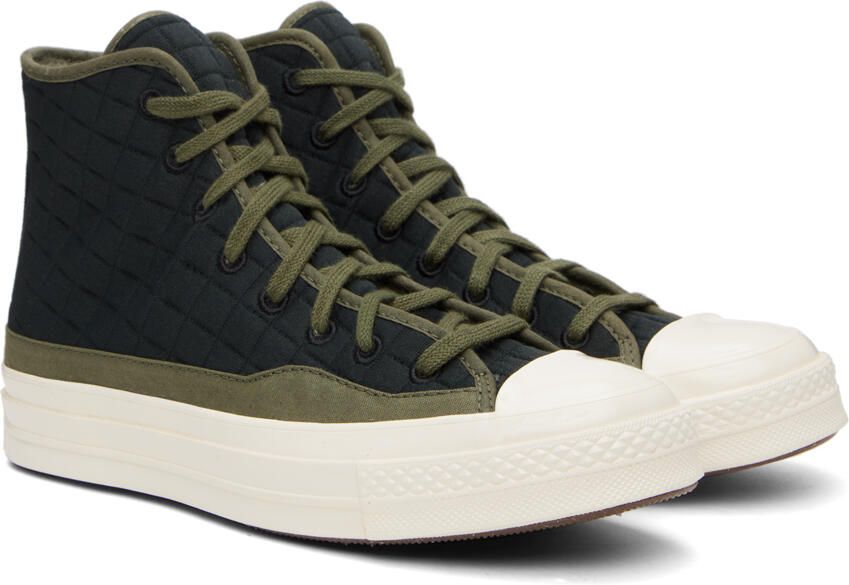 Converse Black & Green Chuck 70 Sneakers - Picture 2