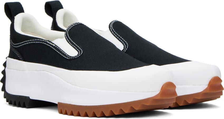 Converse Black & White Run Star Hike Sneakers - Picture 3