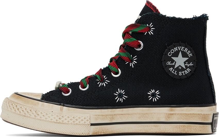 Converse Black Barriers Edition Chuck 70 Hi Sneakers - Picture 4