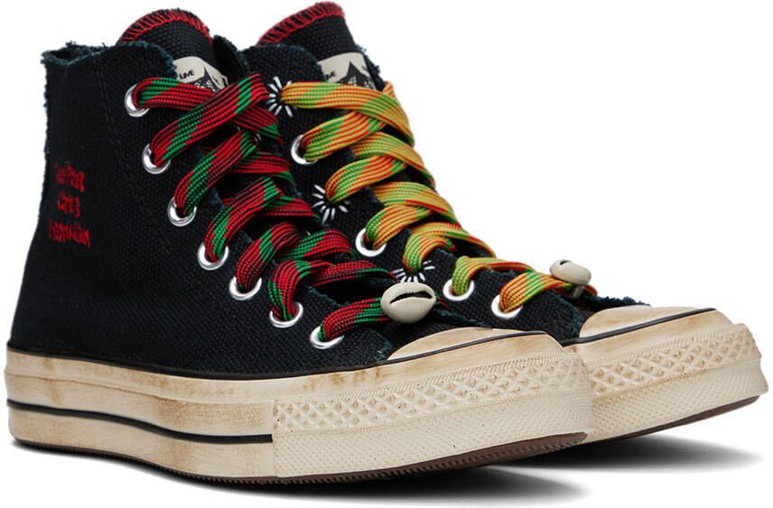 Converse Black Barriers Edition Chuck 70 Hi Sneakers - Picture 2
