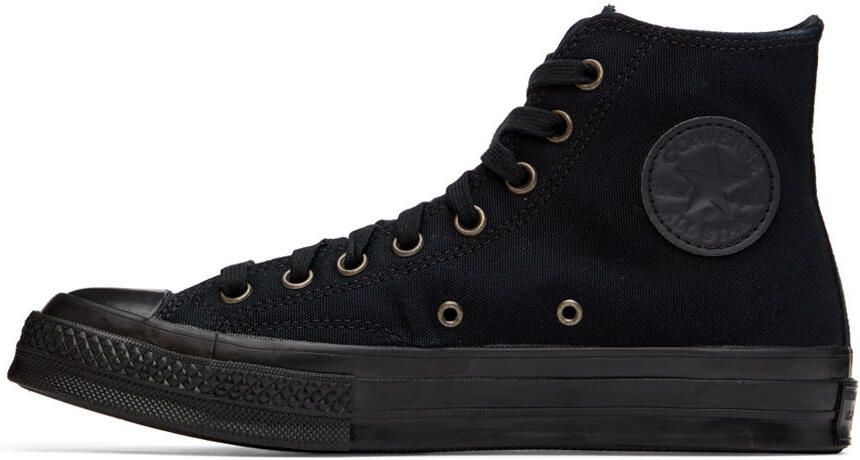 Converse Black Mono Color Chuck 70 High Sneakers - Picture 3