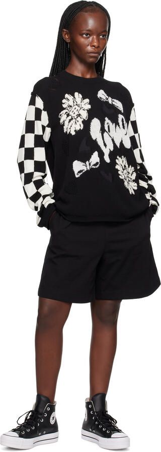 Converse Black Leather Chuck Taylor All Star Lift High Sneakers - Picture 10