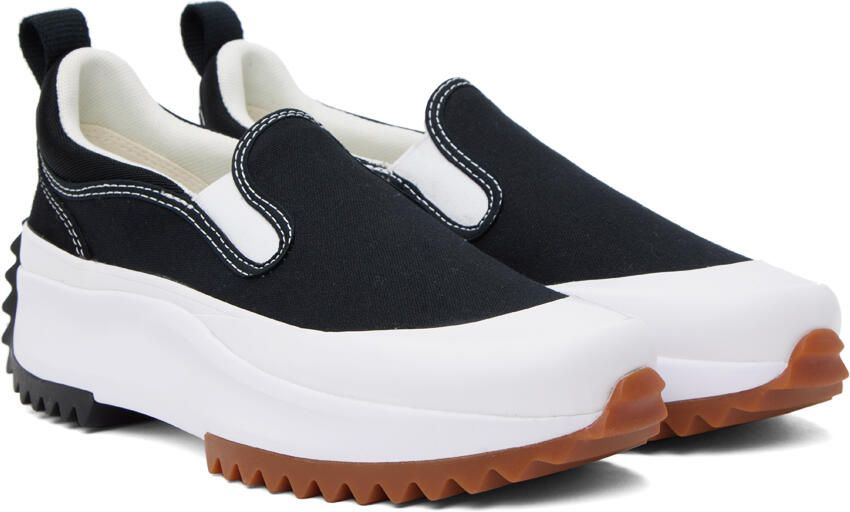 Converse Black & White Run Star Hike Sneakers - Picture 2