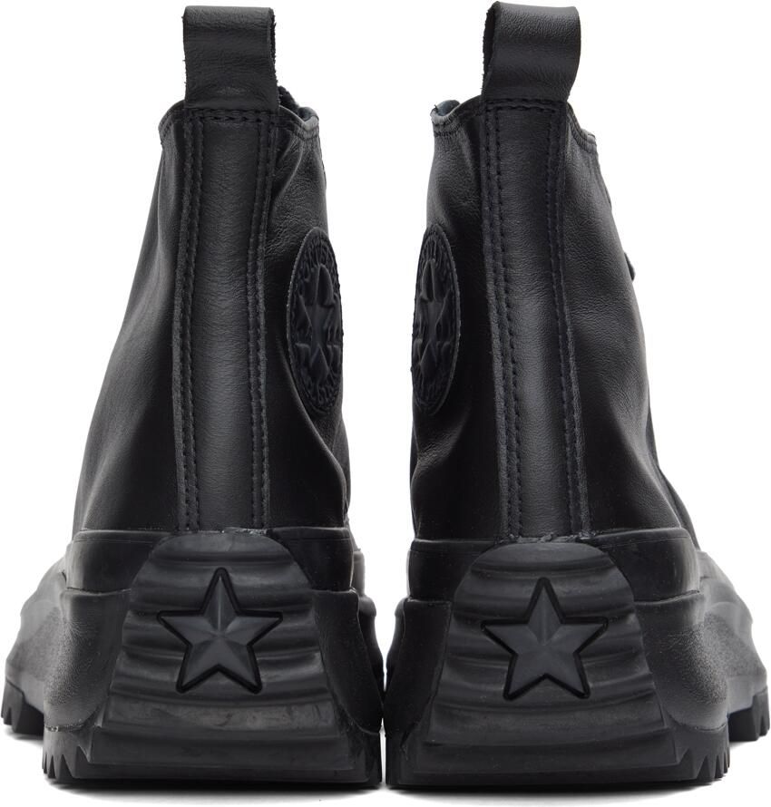 Converse Black Leather Run Star Hike High Sneakers