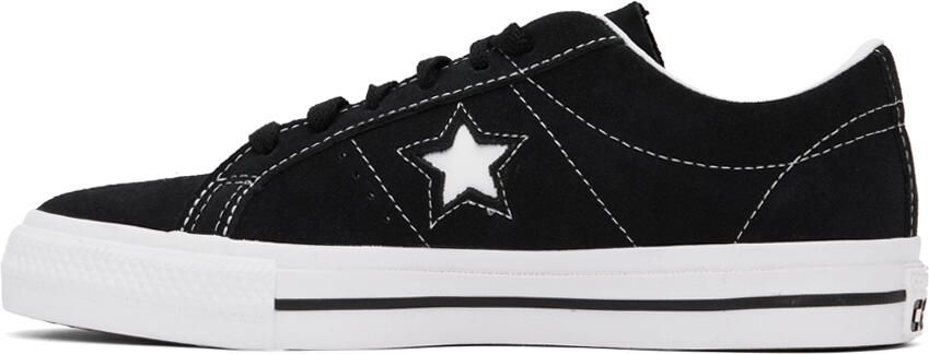 Converse Black One Star Pro Sneakers - Picture 3