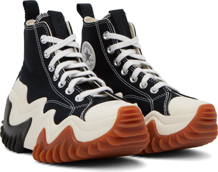 Converse Black Color Run Star Motion High-Top Sneakers - Picture 2