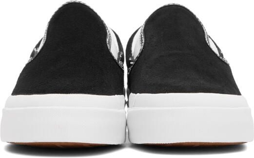 Converse Black Suede One Star Slip-On Sneakers - Picture 4