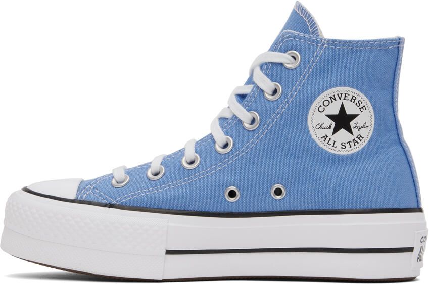 Converse Blue All Star Lift High-Top Sneakers - Picture 3