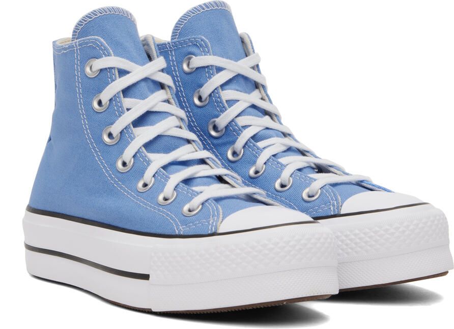 Converse Blue All Star Lift High-Top Sneakers - Picture 2