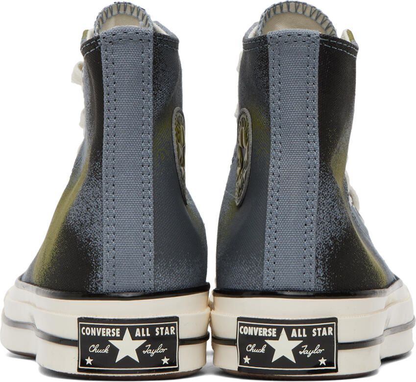 Converse Blue Chuck 70 Spray Paint Sneakers - Picture 8