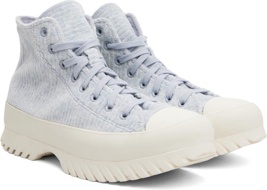 Converse Blue Chuck Taylor All Star Lugged 2.0 High-Top Sneakers - Picture 2