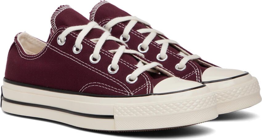 Converse Burgundy Chuck 70 Vintage Sneakers - Picture 2