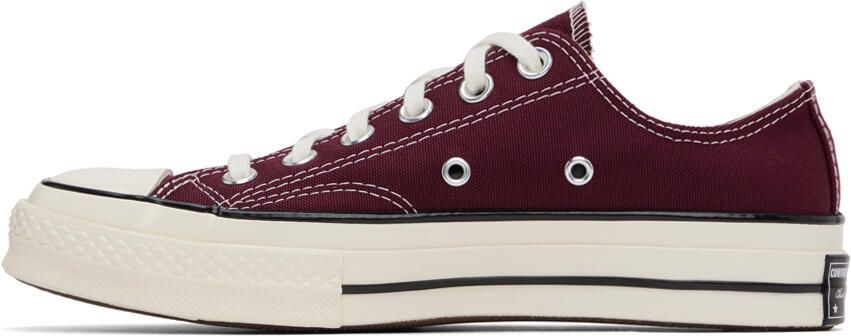 Converse Burgundy Chuck 70 Vintage Sneakers - Picture 5