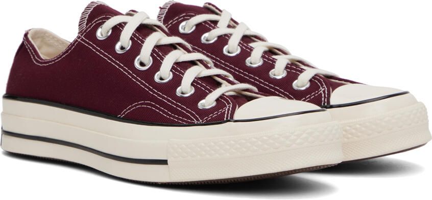 Converse Burgundy Chuck 70 Vintage Sneakers - Picture 4