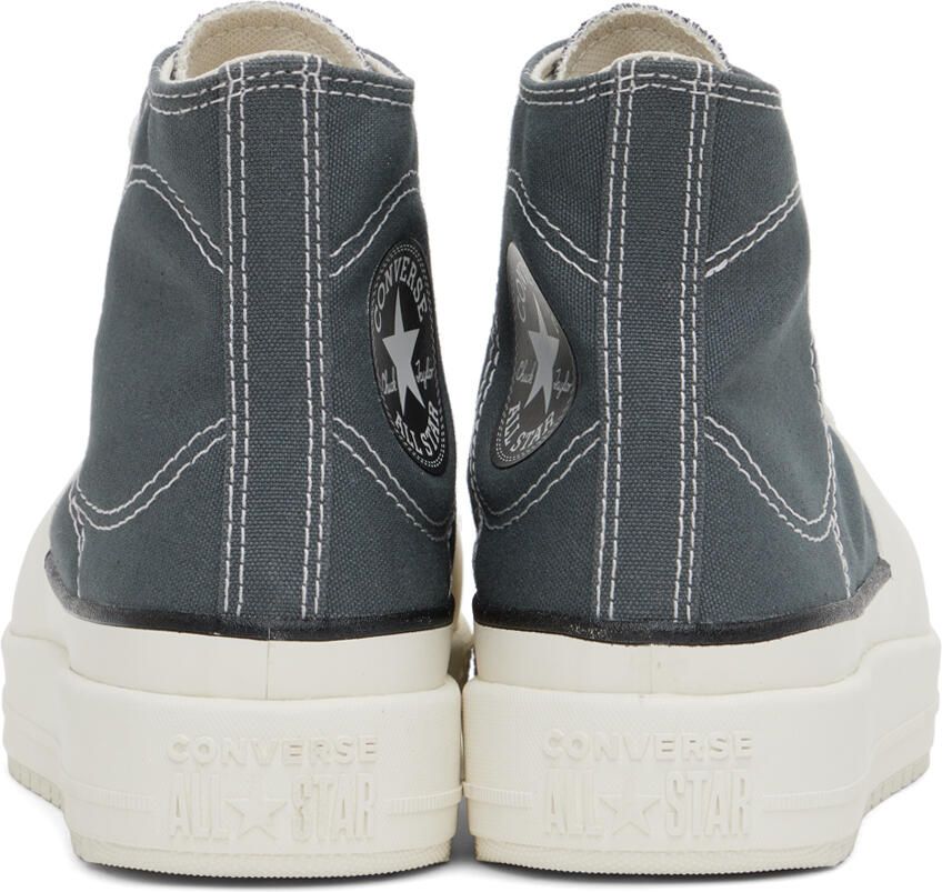 Converse Gray & White Chuck Taylor All Star Construct Sneakers