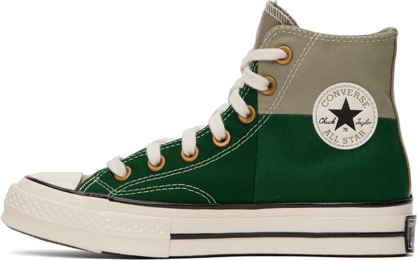 Converse Green Chuck 70 Colorblocked Sneakers - Picture 3
