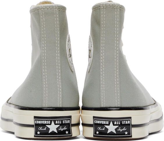 Converse Grey Chuck 70 High Sneakers - Picture 4