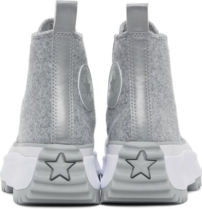 Converse Grey Run Star Hike High-Top Sneakers - Picture 3