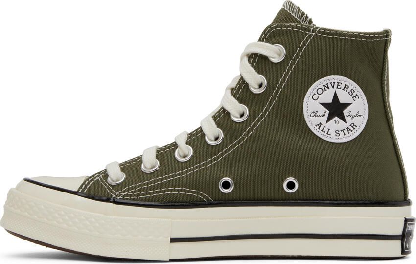 Converse Khaki Chuck 70 Hi Sneakers - Picture 3