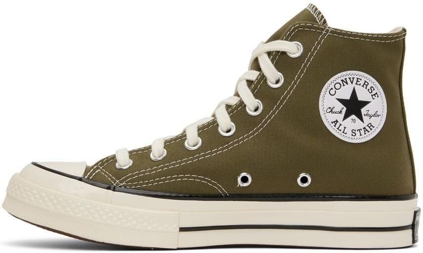 Converse Khaki Chuck 70 High-Top Sneakers - Picture 3