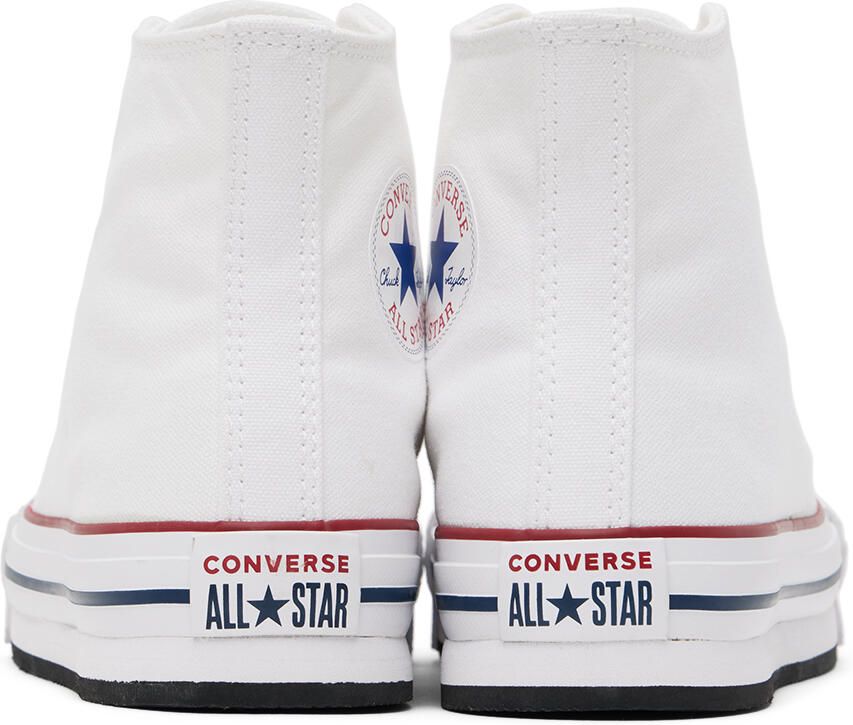 Converse Kids White Platform Chuck Taylor All Star Big Kids Sneakers