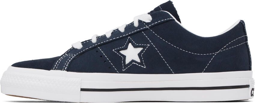 Converse Navy One Star Pro Sneakers - Picture 3