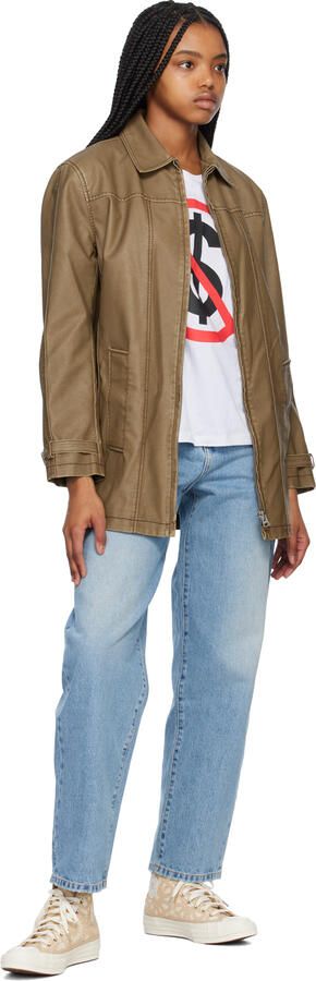 Converse Off-White & Beige Chuck 70 Hi Sneakers - Picture 4