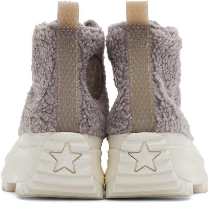Converse Purple Sherpa Run Star Hike Sneakers