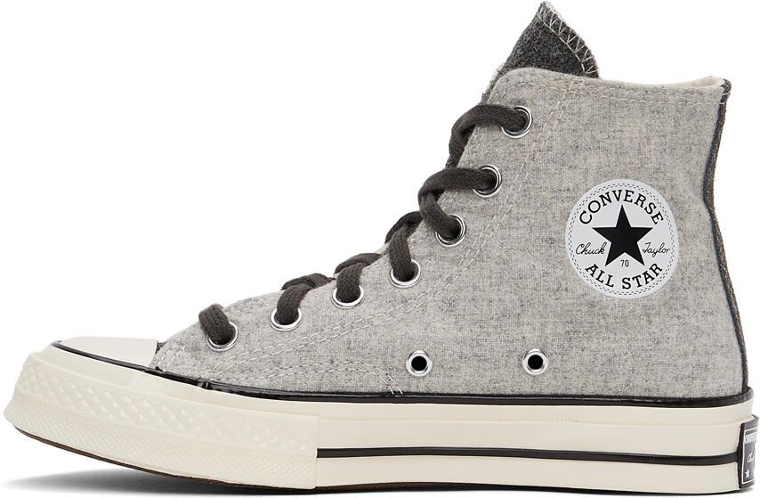 Converse SSENSE Exclusive Off-White & Grey Chuck 70 Hi Sneakers - Picture 4