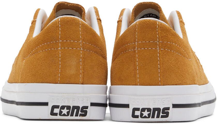 Converse Tan Suede One Star Pro Sneakers - Picture 5