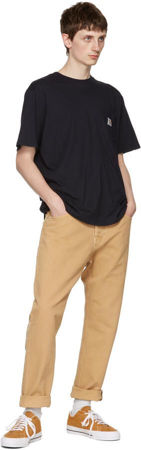 Converse Tan Suede One Star Pro Sneakers - Picture 4