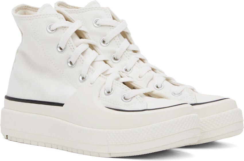 Converse White All Star Construct Sneakers - Picture 2