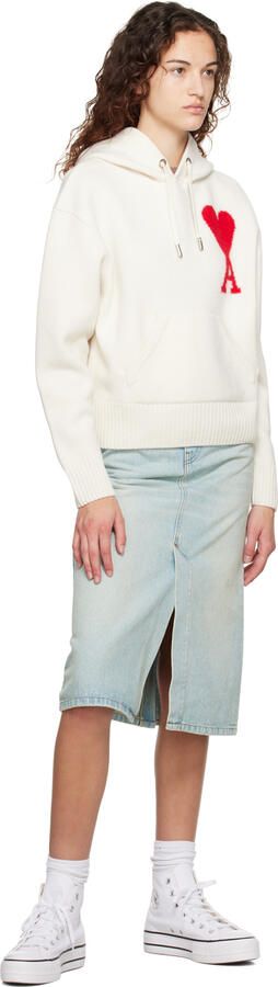 Converse White Leather Chuck Taylor All Star Platform Low Sneakers - Picture 20