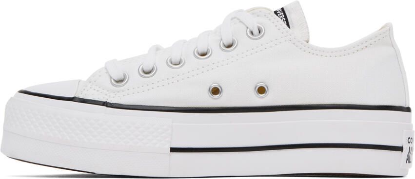 Converse White Chuck Taylor All Star Lift Sneakers - Picture 4