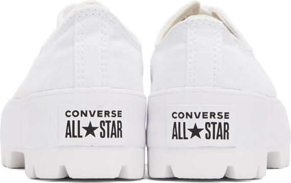 Converse White Chuck Taylor All Star Lugged OX Low Sneakers - Picture 4