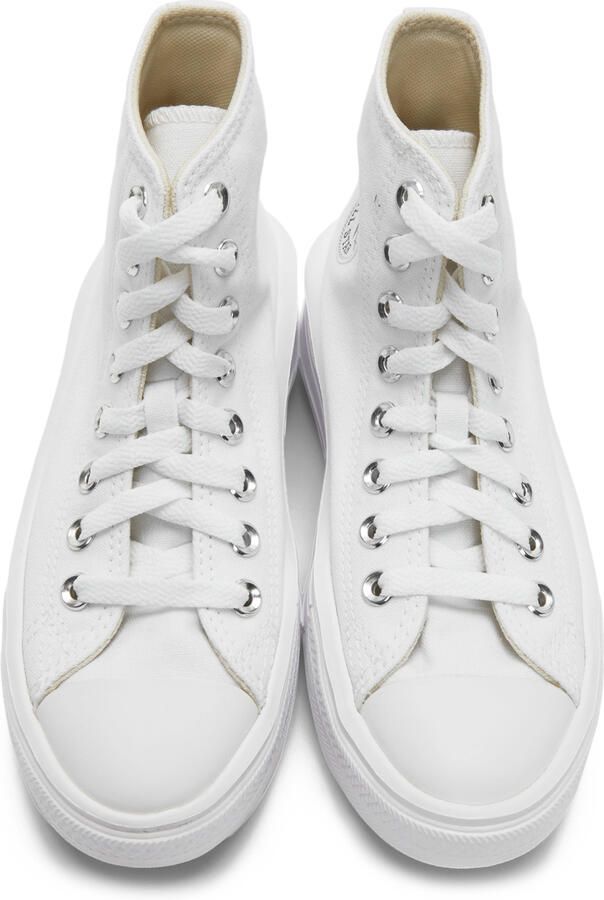 Converse White Chuck Taylor All Star Move Hi Sneakers - Picture 3