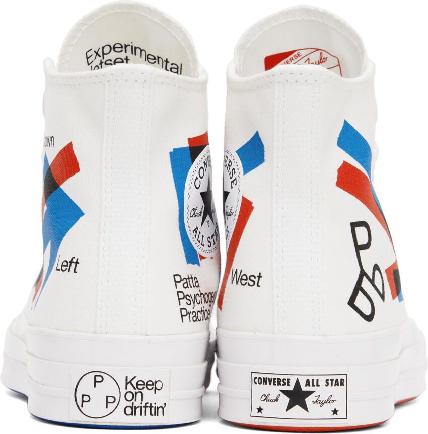 Converse White Patta & Experi tal Jetset Edition Chuck 70 Sneakers