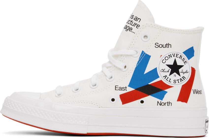 Converse White Patta & Experi tal Jetset Edition Chuck 70 Sneakers - Picture 4