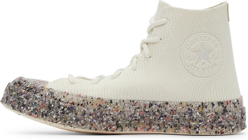 Converse White Renew Chuck 70 Knit High Top Sneakers - Picture 2