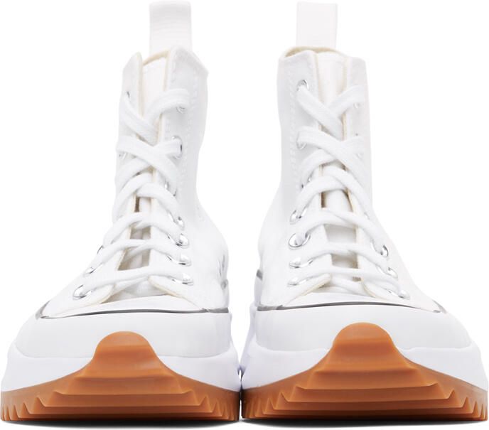 Converse White Run Star Hike Hi Sneakers - Picture 8
