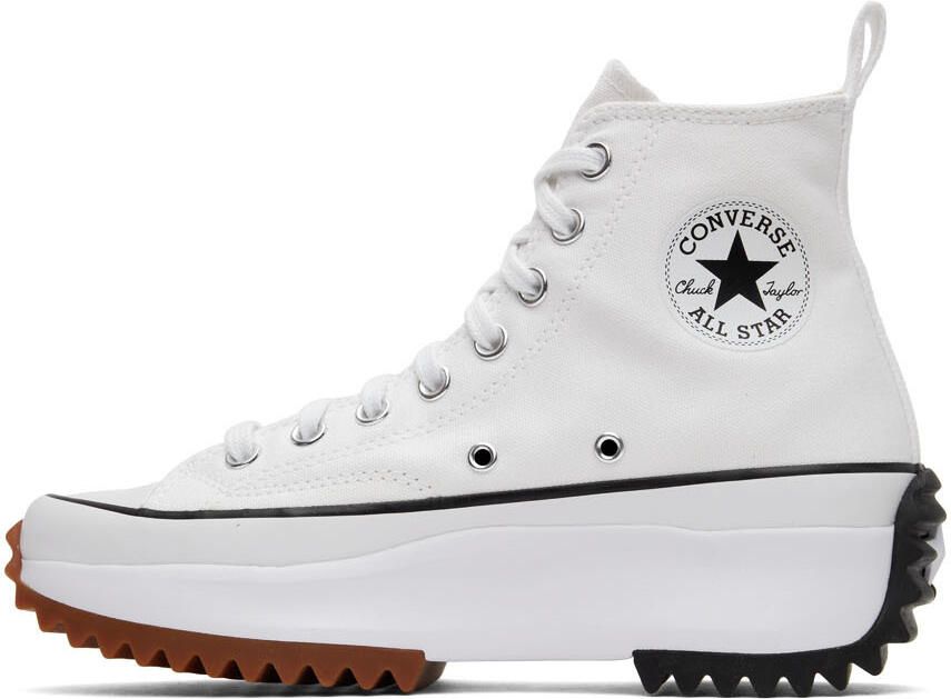 Converse White Run Star Hike Hi Sneakers - Picture 5