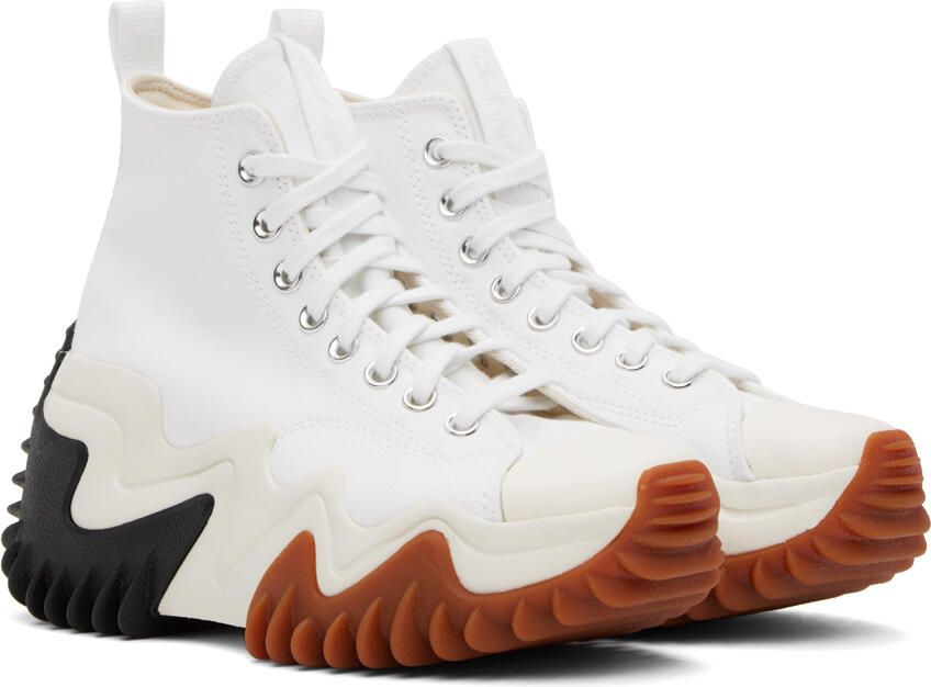 Converse Black Color Run Star Motion High-Top Sneakers - Picture 9