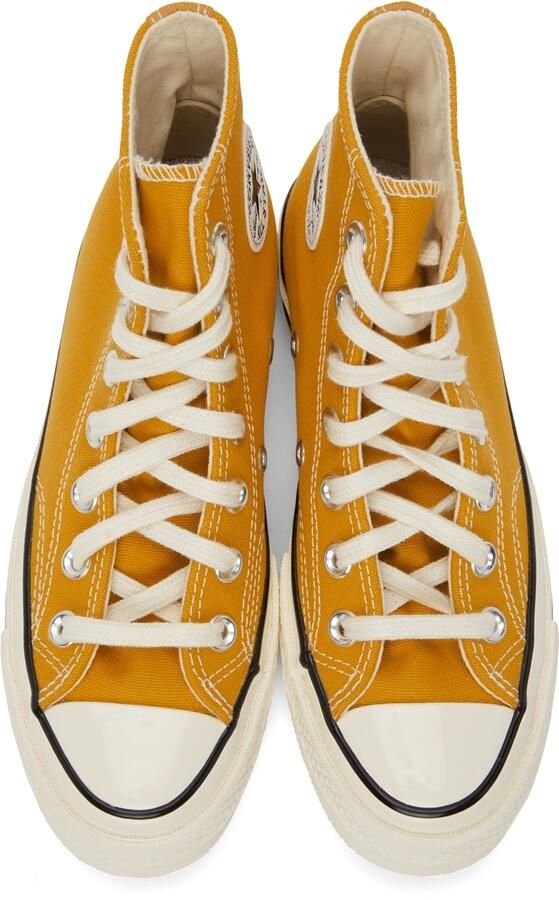 Converse Yellow Chuck 70 High Top Sneakers - Picture 4