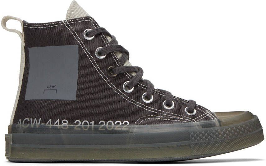 Converse Gray & Off-White A-COLD-WALL* Edition Chuck 70 Sneakers
